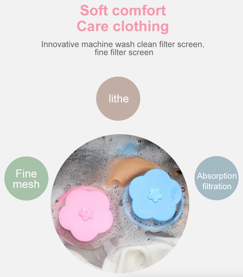2 Pcs Reusable Laundry Fur Catcher