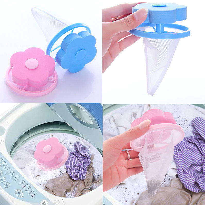 2 Pcs Reusable Laundry Fur Catcher